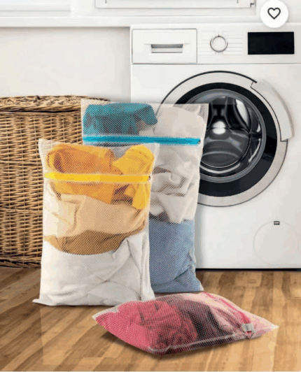 3’lü Fermuarlı Çamaşır Yıkama Filesi